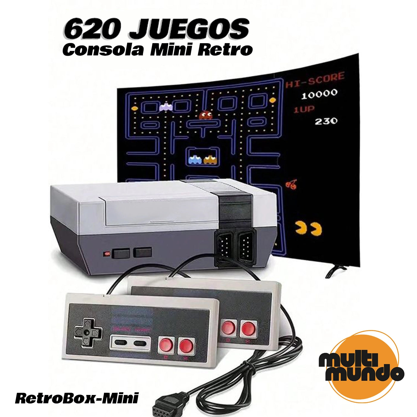 RETROBOX  MINI® consola retro con 620 juegos 🎮😜